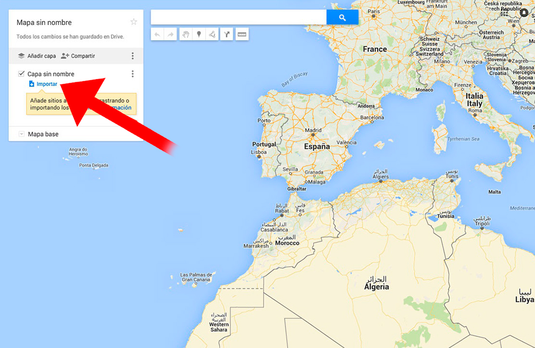 Jak dodać hiszpańskie statyczne fotoradary do Map Google
