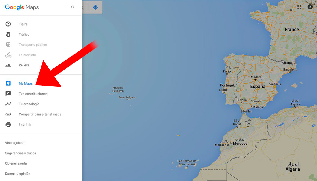 Jak dodać hiszpańskie statyczne fotoradary do Map Google